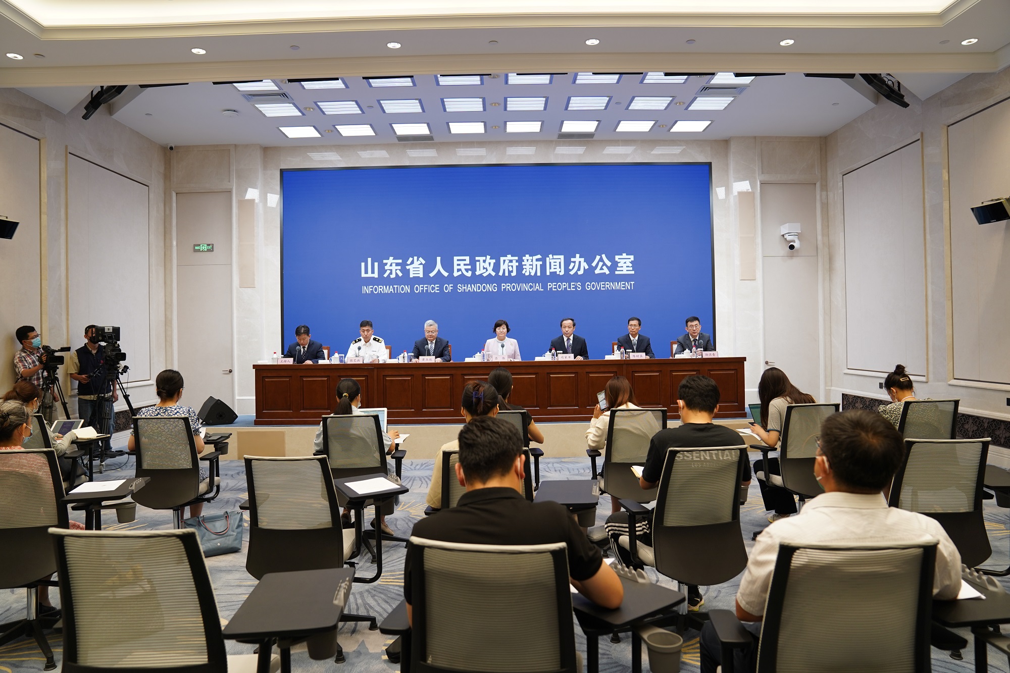 新闻发布会现场